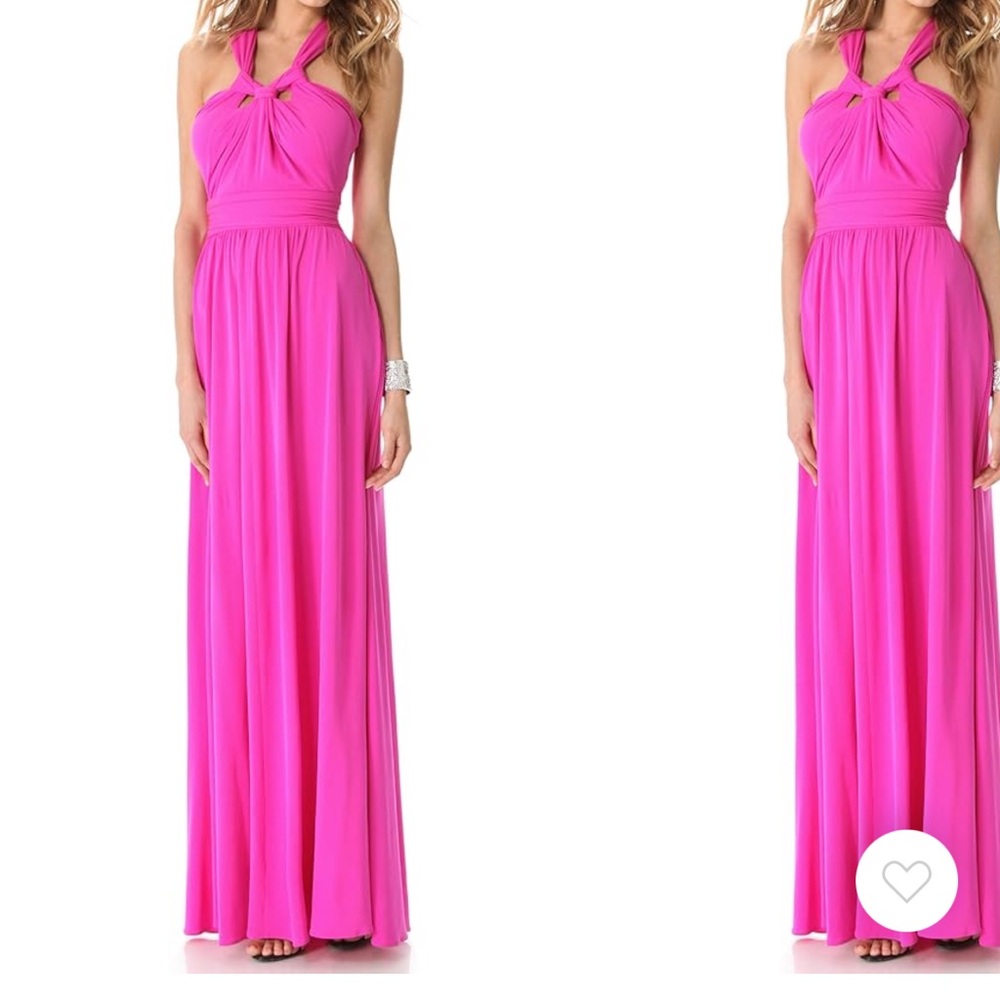 ISSA Halter Cutout Gown worn once